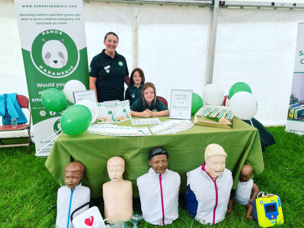 Panda Paramedic paediatric first aid courses for adults and child and first aid storybooks image